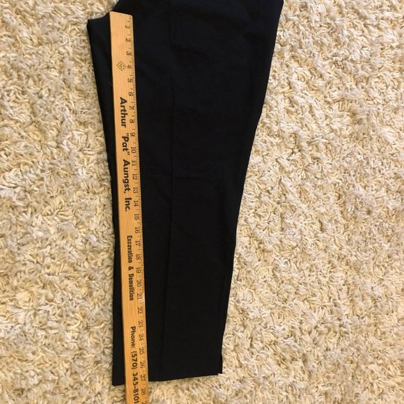 NWT Rekucci Curvy Woman Plus Pants Size W22 360 Degree Stretch Cotton Black - Picture 8 of 8